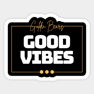 Golden Bears Good Vibe T-Shirt Sticker